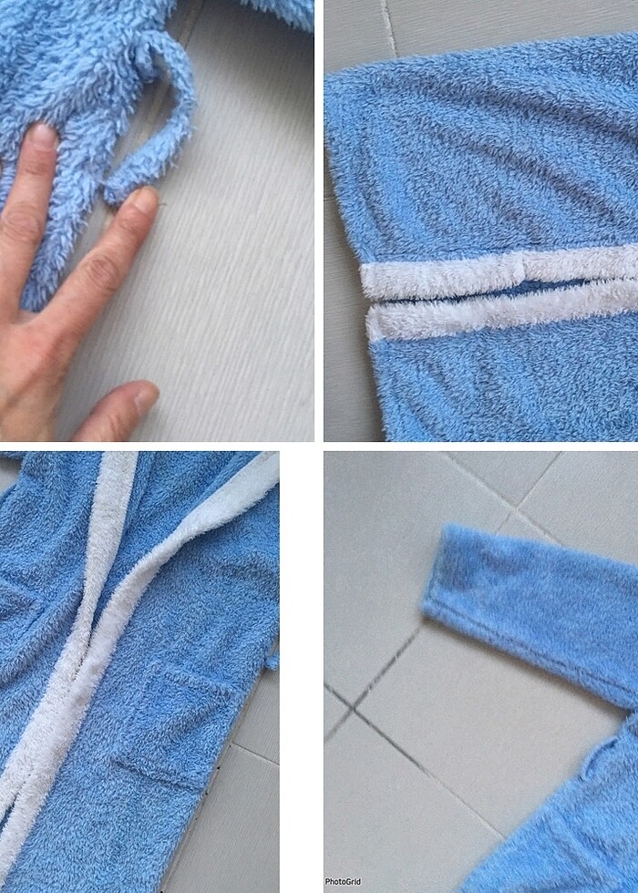 Tavşan kulaklı bornoz - Görsel 3