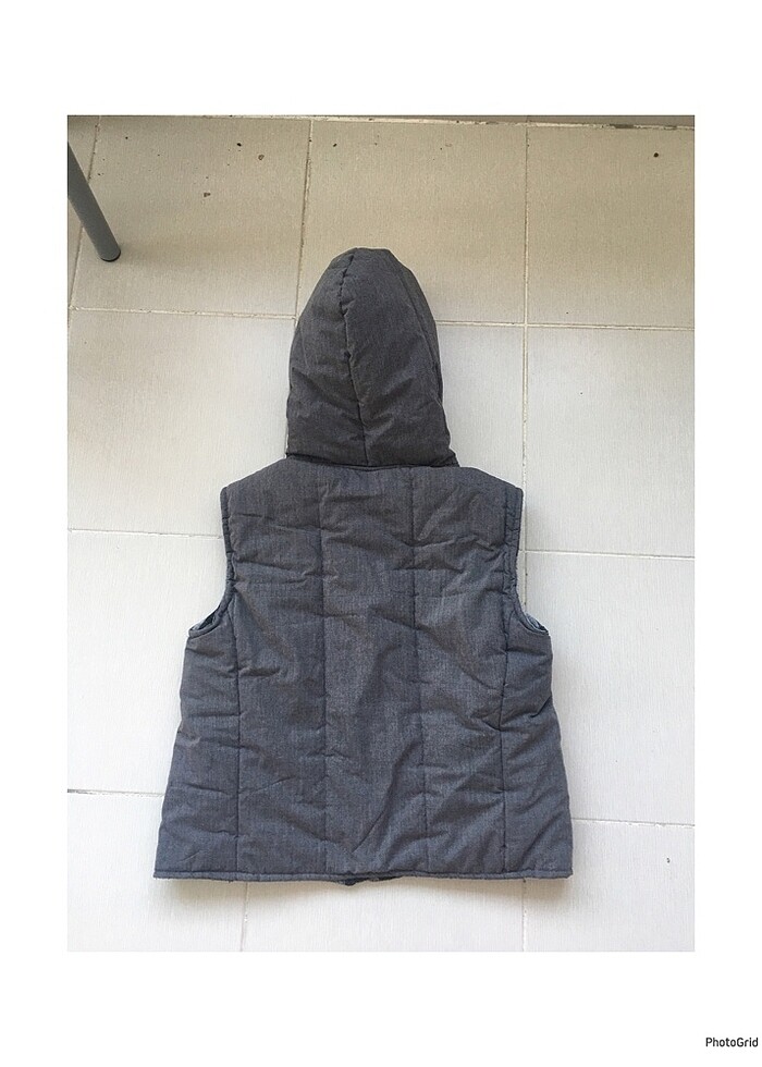 Gri şişme yelek - Görsel 3