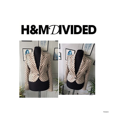 H&M Divided puantiyeli blazer