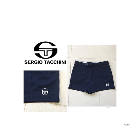 Sergio Tacchini lacivert tenis şortu
