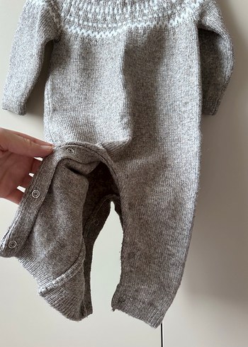 Mango Açık kahve Örgü Bebek Tulum, Uzun Kollu - Görsel 4