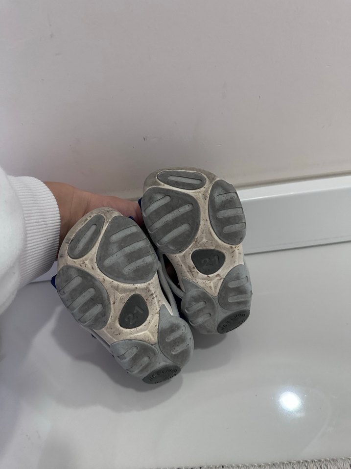 Camper Mavi Çocuk Cırtcırtlı Sandalet - Görsel 4