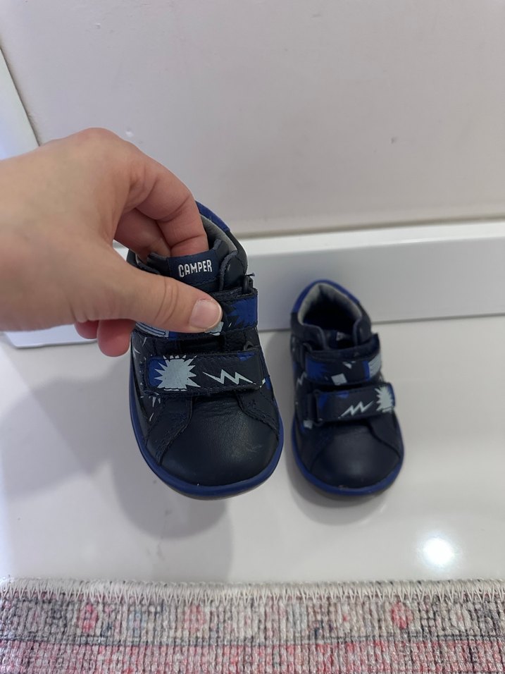 Camper Erkek Bebek İlk Adım Spor Ayakkabı Mavi - Görsel 3