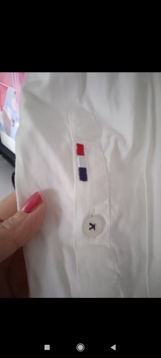 U.S. Polo Assn. Kadın Beyaz Pamuk Gömlek - Görsel 3