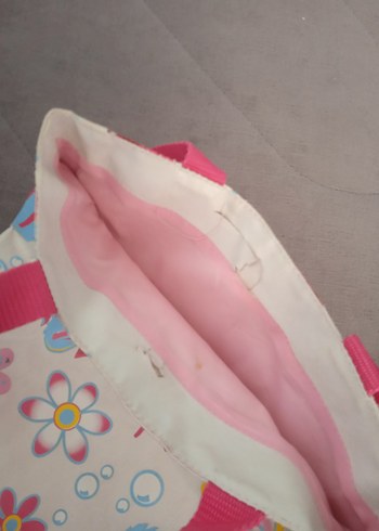 Renkli Baskılı Kadın Plaj Çantası - Görsel 3