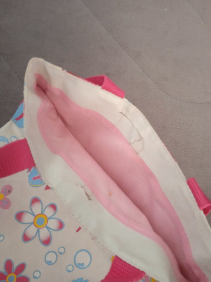 Renkli Baskılı Kadın Plaj Çantası - Görsel 3