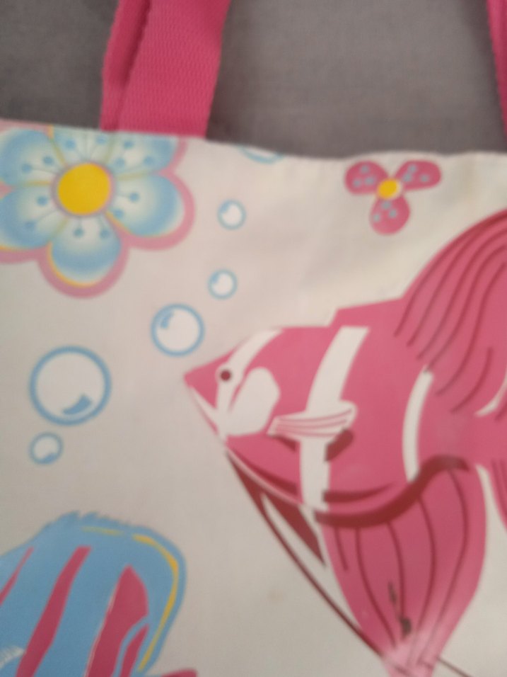 Renkli Baskılı Kadın Plaj Çantası - Görsel 2