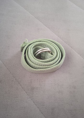 Yeşil Pastel Kumaş Kemer - Görsel 2