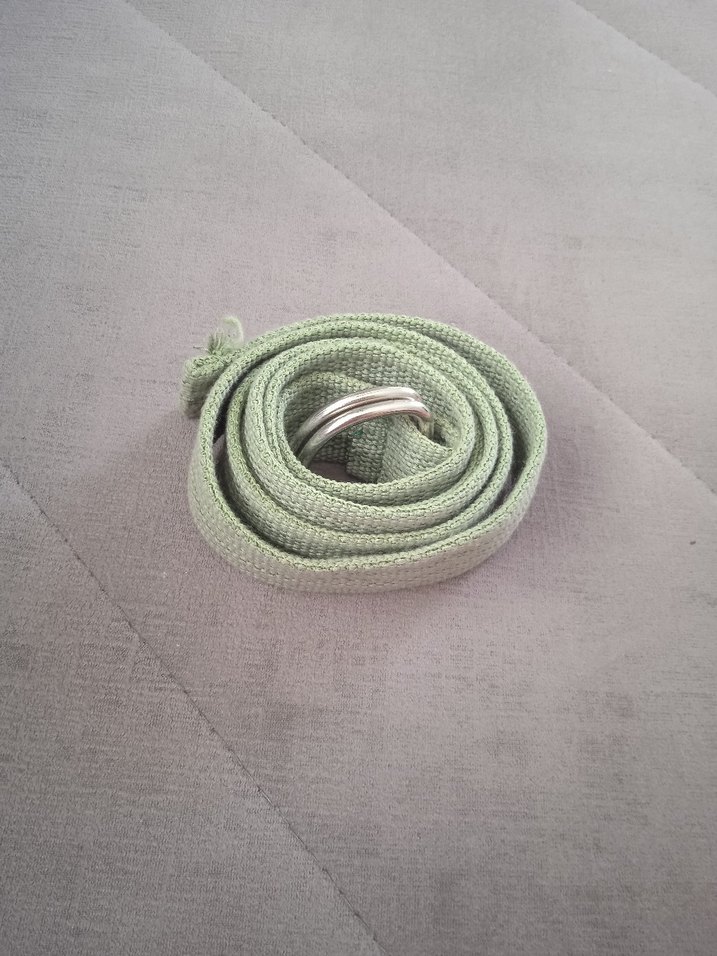 Yeşil Pastel Kumaş Kemer - Görsel 2