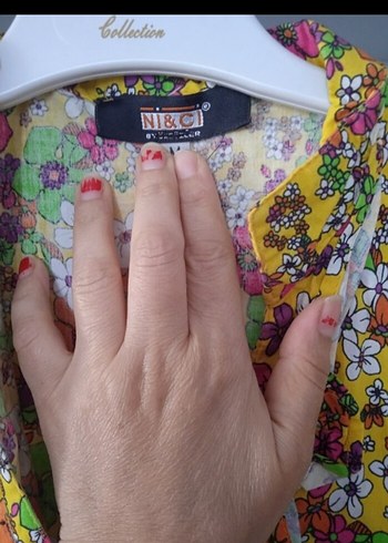 Çiçek Desenli Bohem Midi Elbise - Görsel 6