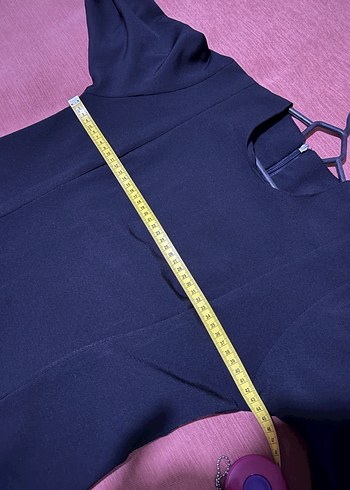 Balık elbise kolları volanlı - Görsel 5