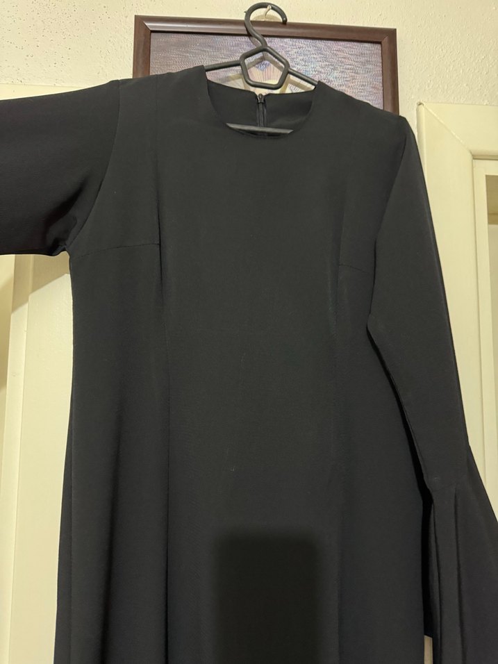 Balık elbise kolları volanlı - Görsel 3