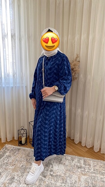 LC Waikiki Lacivert pamuklu elbise