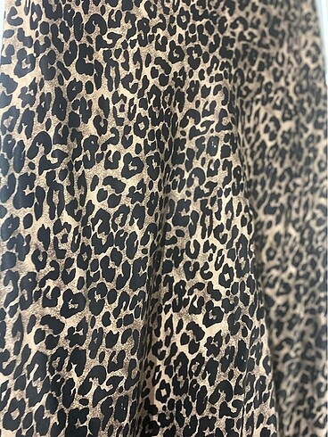 Leopar saten etek