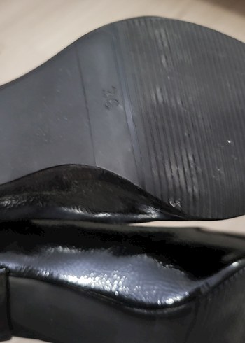 Siyah Tokalı Stiletto Topuklu Kadın Ayakkabı - Görsel 4