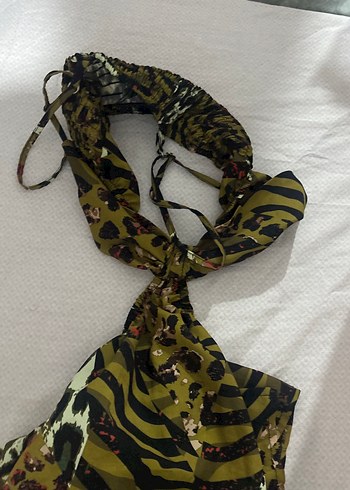 Bohem Çok Renkli Desenli Kadın Fular - Görsel 2