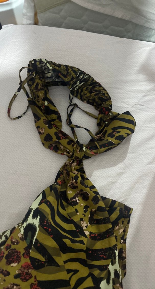 Bohem Çok Renkli Desenli Kadın Fular - Görsel 2