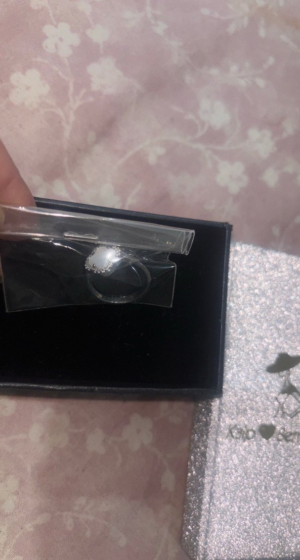 Beyaz Parlak Düğün Yüzüğü - Görsel 3