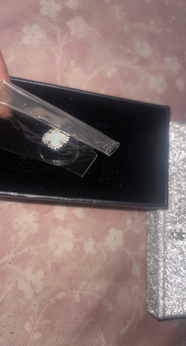 Beyaz Parlak Düğün Yüzüğü - Görsel 2