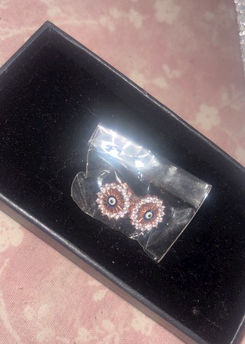 Bej Pul Detaylı Midi Küpe - Görsel 3