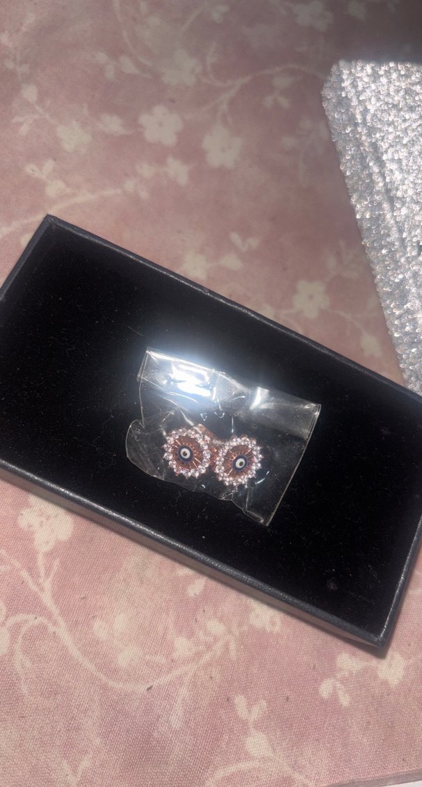 Bej Pul Detaylı Midi Küpe - Görsel 2