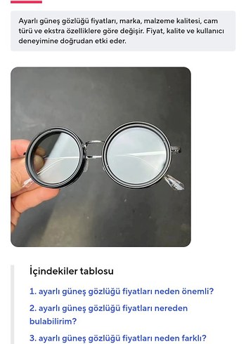 Şeffaf Siyah Yuvarlak Punk Gözlük - Görsel 5