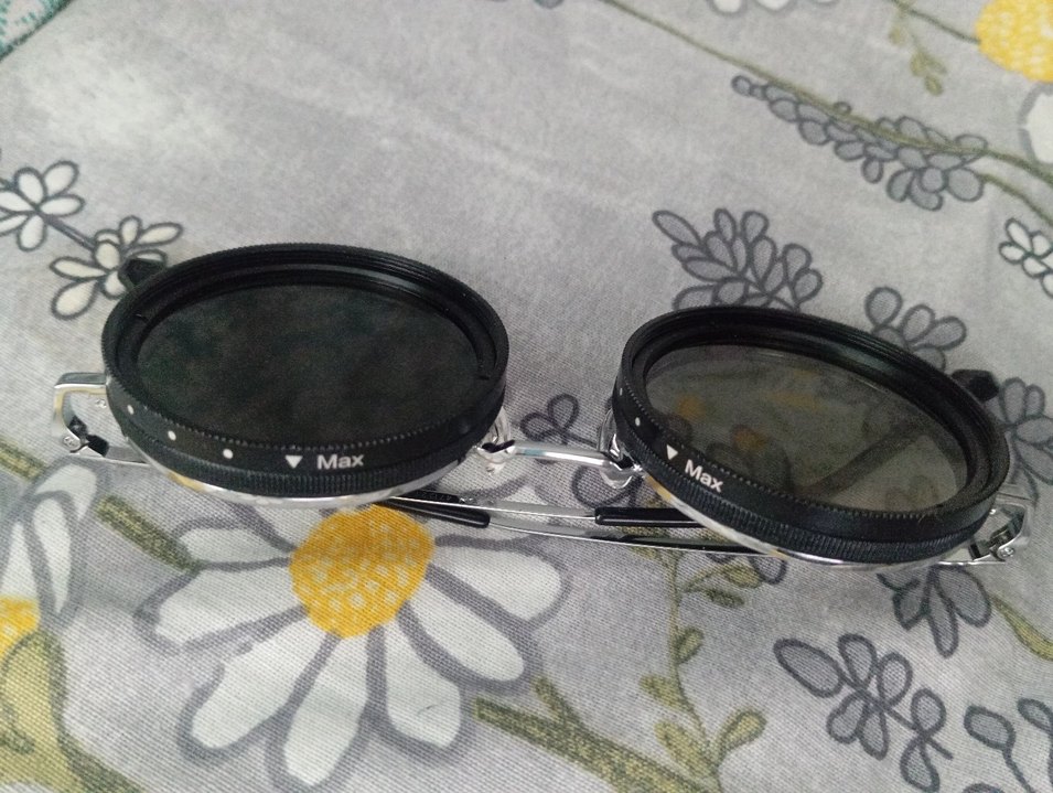 Şeffaf Siyah Yuvarlak Punk Gözlük - Görsel 4