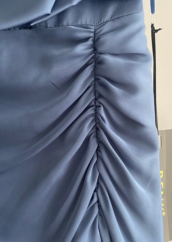 İndigo Uzun Abiye Elbise 2 beden - Görsel 12