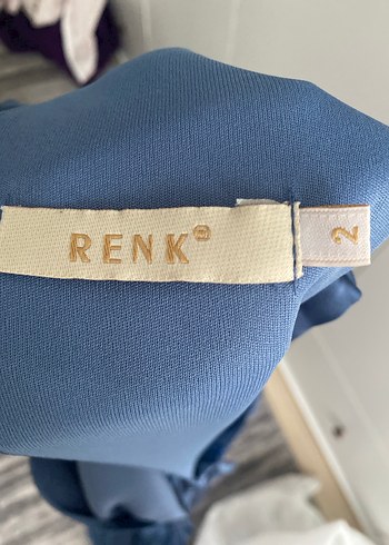 İndigo Uzun Abiye Elbise 2 beden - Görsel 7