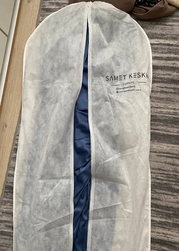 İndigo Uzun Abiye Elbise 2 beden - Görsel 15