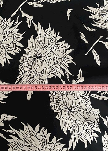 Çiçek Desenli Midi Hamile Elbisesi - Görsel 4