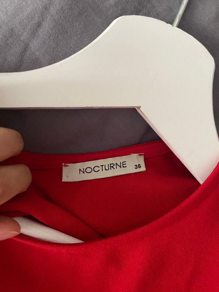 S beden Kırmızı Kadın Elbise - Görsel 2