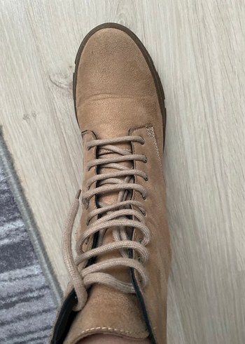 Bej Süet Kadın Bot - Görsel 2