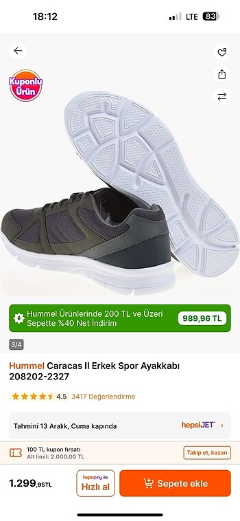 hummel spor ayakkabı yeni