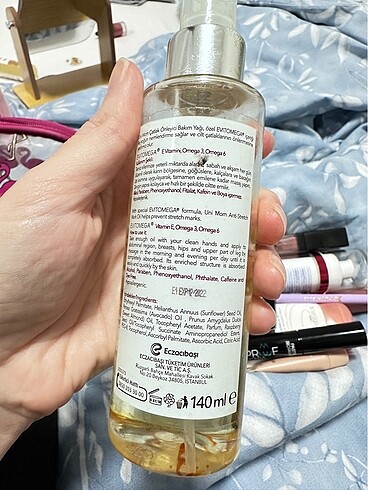 Uni Baby uni mom çatlak önleyici bakım yağı 140 ml