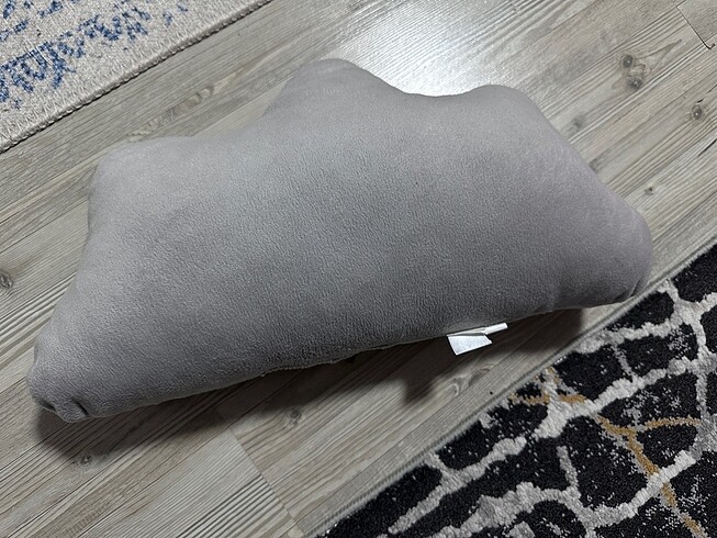 Beden gri Renk lcw peluş dolgulu bulut kırlent