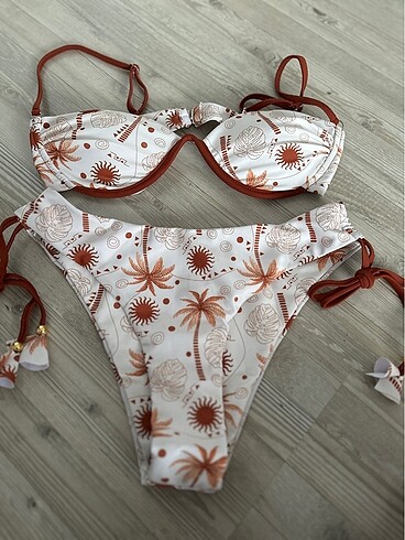 tropikal bikini takımı -yeni- temu ürünü