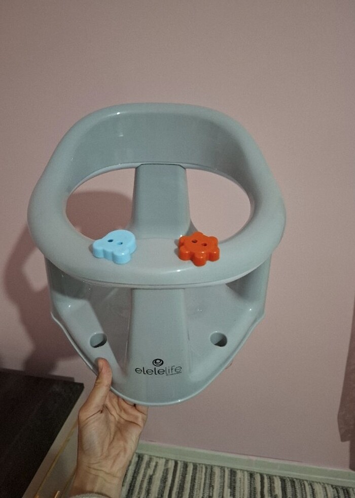 EleleLife 2in1 Vakum Bebek Banyo Oturağı ve Mama Oturağı - Görsel 2