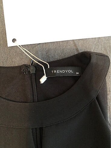 xs Beden siyah Renk Trendyolmilla elbise