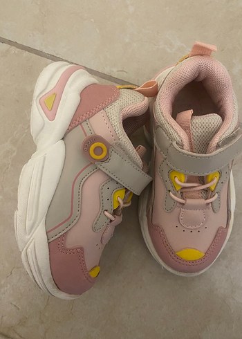 23 Beden çeşitli Renk Kız Çocuk Pembe Bağcıksız Spor Ayakkabı