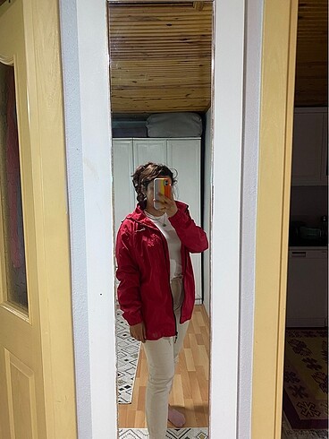xl Beden kırmızı Renk Nike yağmurluk