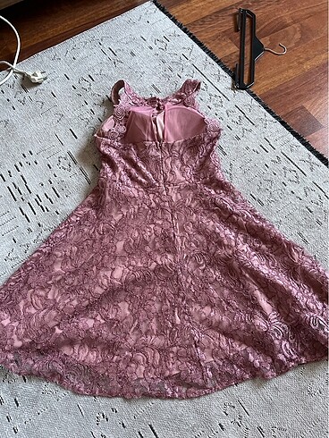 Lila elbise - Görsel 5