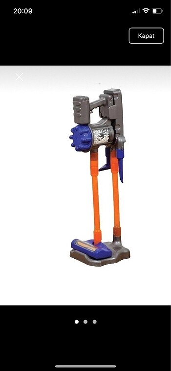 Dyson dikey oyuncak süpürge