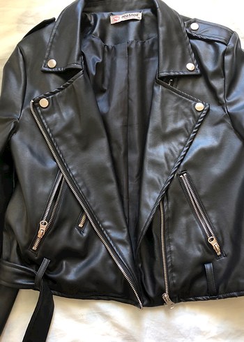 Zara Deri Biker Ceket