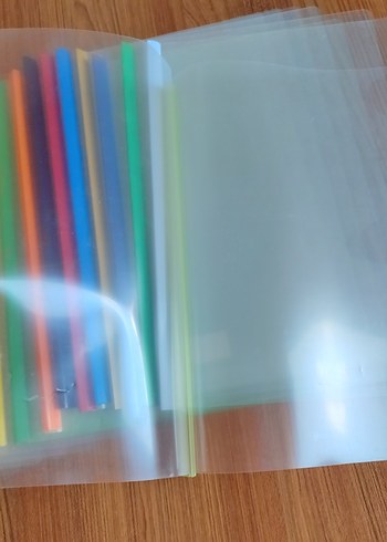 Renkli Plastik Dosya Klasörleri - Görsel 6