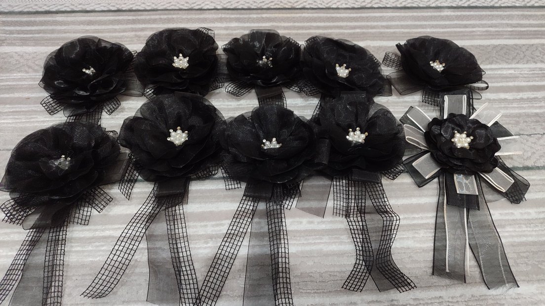 Damat bohçası Fiyonk Broş - Görsel 4