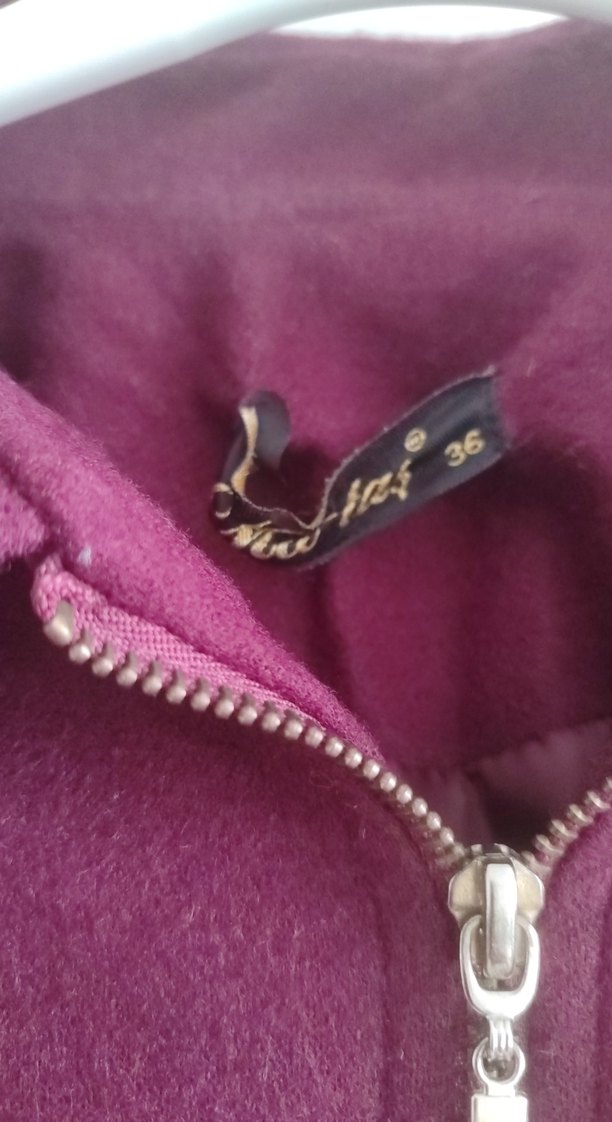 Bordo Uzun Tesettür Kaban - Görsel 4