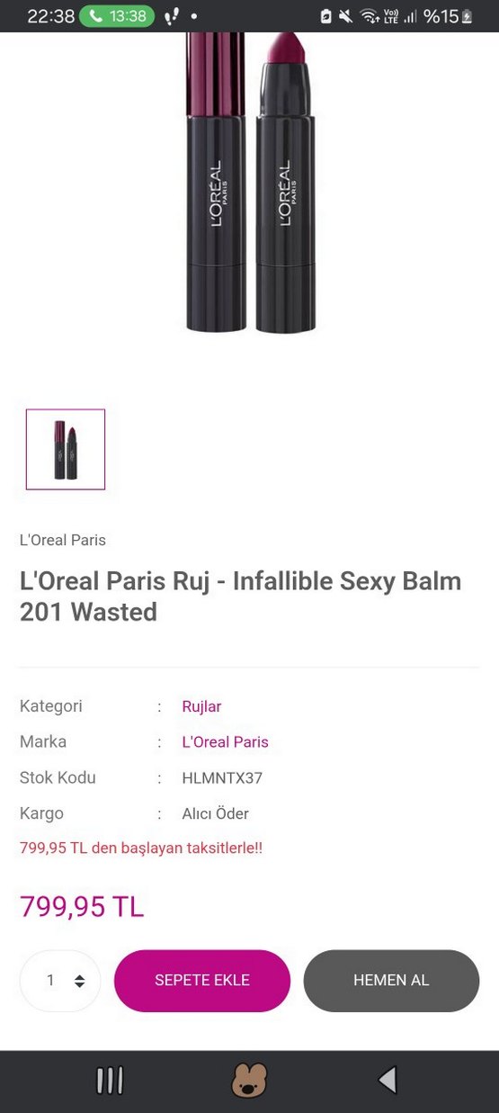 L'Oréal Paris Canlı Kırmızı Ruj - Görsel 2