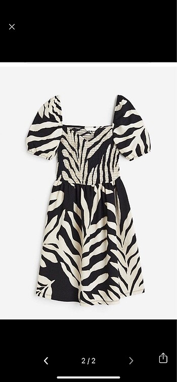 H&M H&M desenli elbise