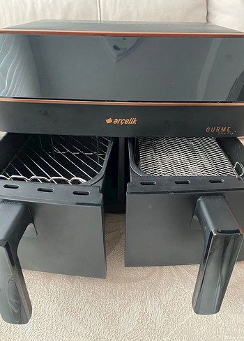 Arçelik Gurme Çiftli Hava Fritözü Siyah - Görsel 3